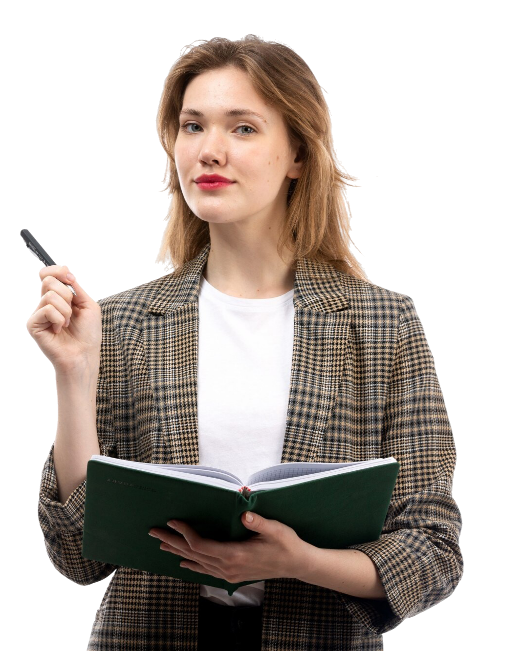 Professional woman learning